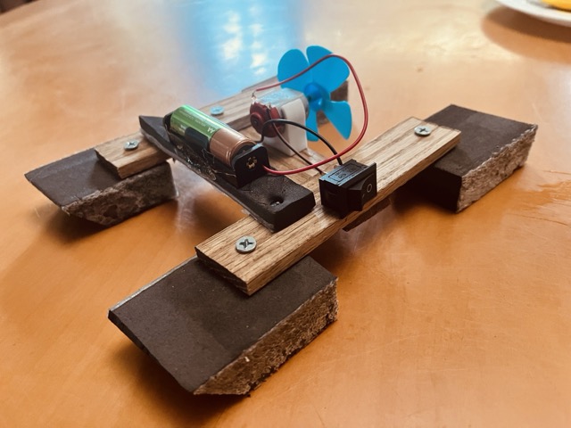 A toy boat