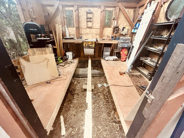 Building a new floor for my shop
