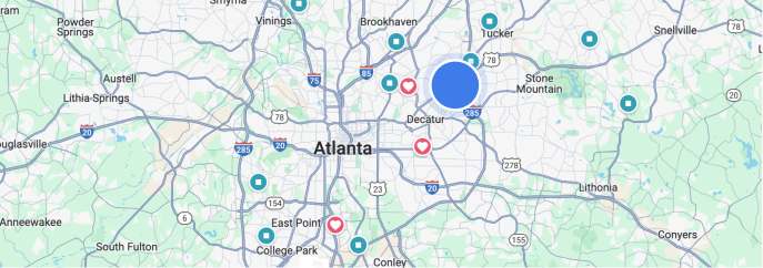 Atlanta Georgia Map