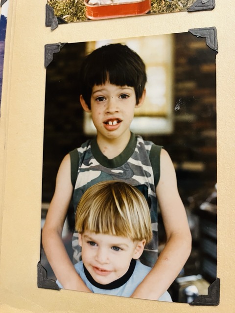 Aaron Heine as a child